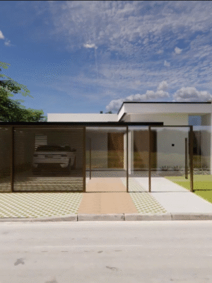 Casa Térrea, com 2 suítes, piscina, home office independente e ambientes sociais integrados